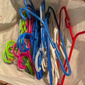 Colorful Plastic Hangers CHILDREN'S Set OVER 50